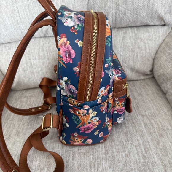 Loungefly Disney Bambi Thumper AOP Floral Mini Backpack main image 4